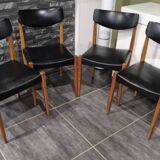 Set of 4 Scandinavian chairs, 1970s