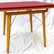 petite table pliante 65 x 65 bois/skaî