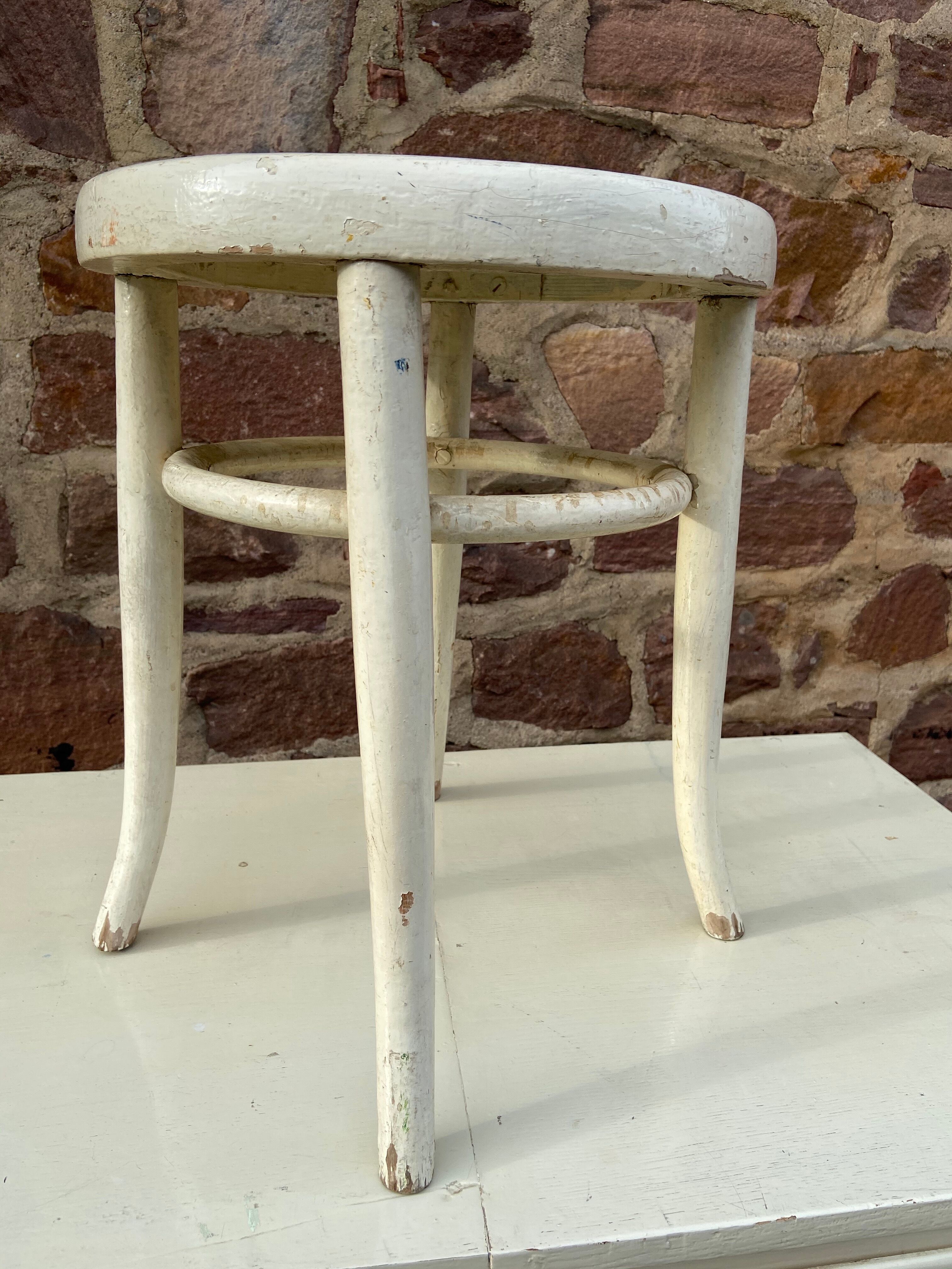 Lounge stool, curved wooden piano 1930