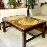 World Map Table - Vintage Map