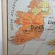 Map British Islands United Kingdom vidal lablache 60s