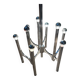 Gaetano Sciolari chandelier 70s 9 lights