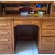 American desk with oak curtain