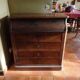 Wood and marble dressing table