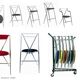 Cinderella folding chair pair by Yamakato, 1980s.