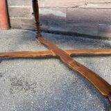 Alsatian farm table in vintage walnut 1850s