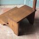 Wooden step stool for vintage library, stepladder, furniture for library, decor