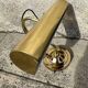 Pair of antique brass desk lamps, desk sconces.