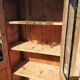 Renovated antique wooden wardrobe