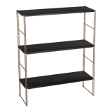 Wall shelf string in gold and black metal with twist year 60 n°1