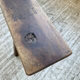 Solid walnut bench 230 cm