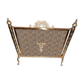 Fire shield fireplace screen