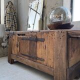 Established former brutalist console oak pine