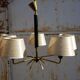 Lustre vintage en laiton