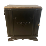 Black Art Deco bedside table
