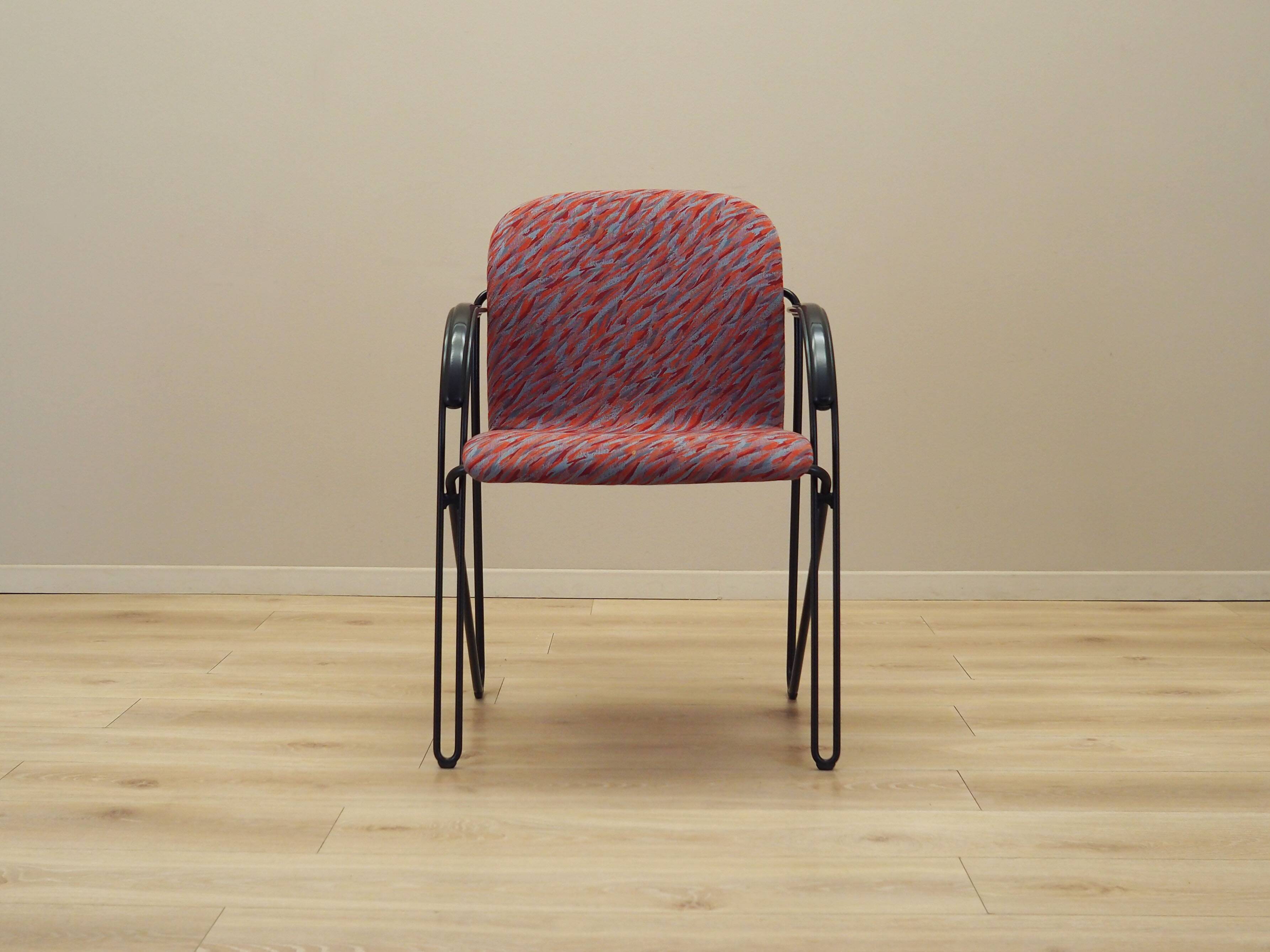 Set of four chairs, Italian design, 1980s, production: Italy