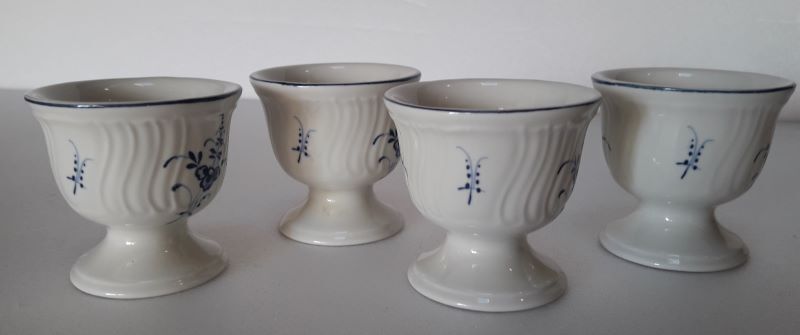 Coquetier x4 Villeroy and Boch collection old Luxembourg