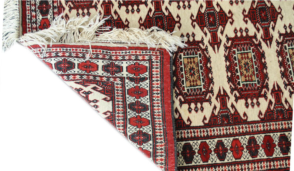 Authentic Persian Torkaman rug 105x90cm