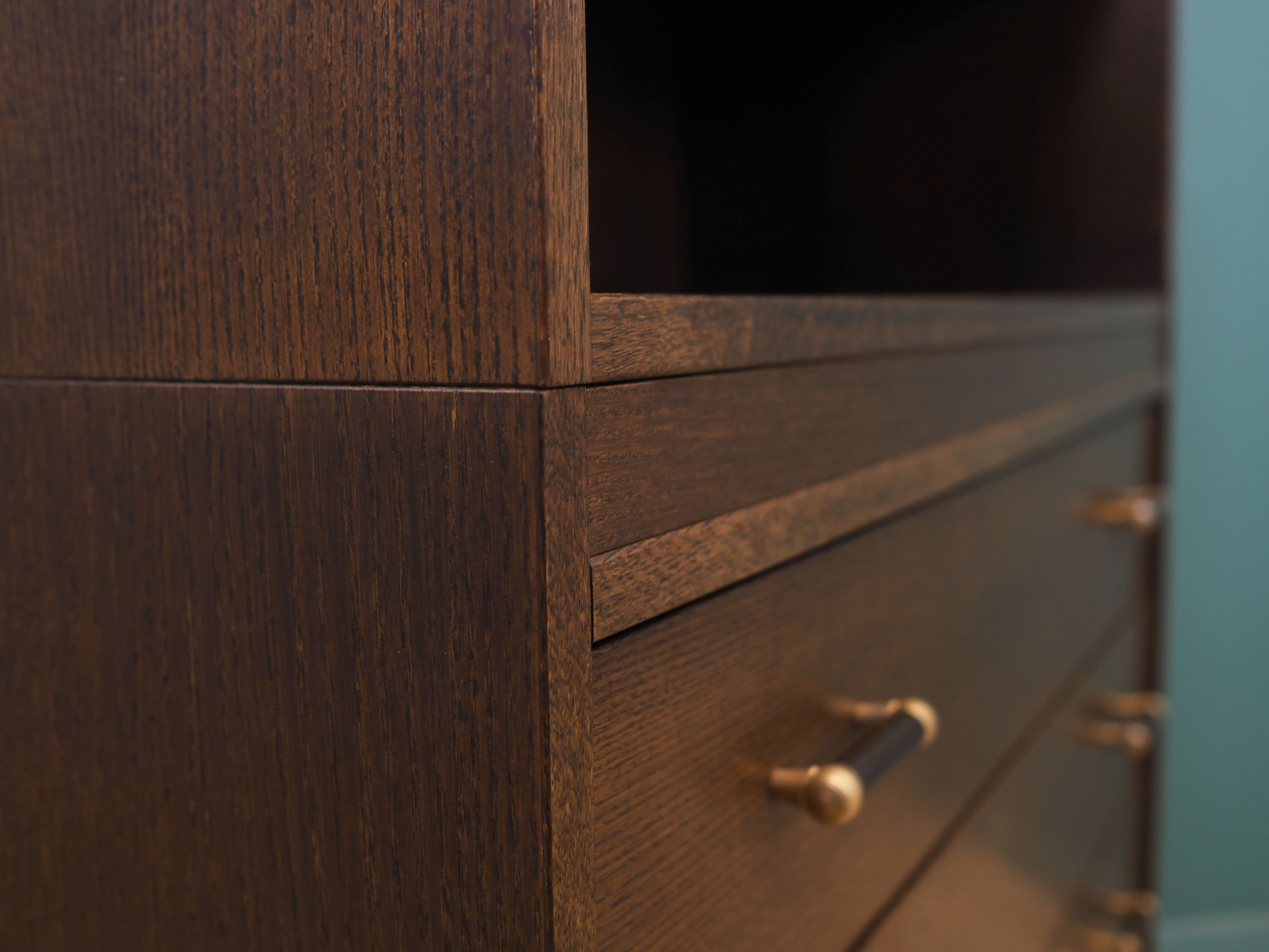 Oak bookcase, Danish design, 1970s, production: Denmark