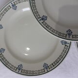 4 dessert plates from St Amand