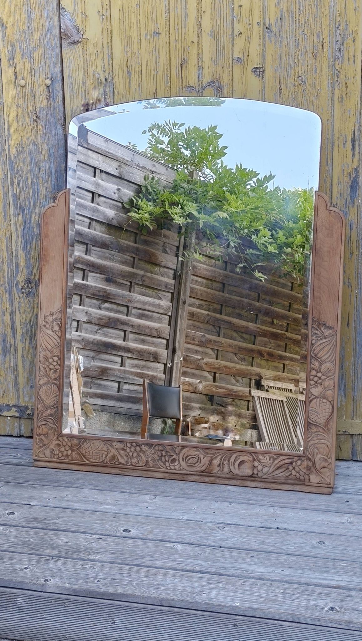 Miroir art deco biseauté