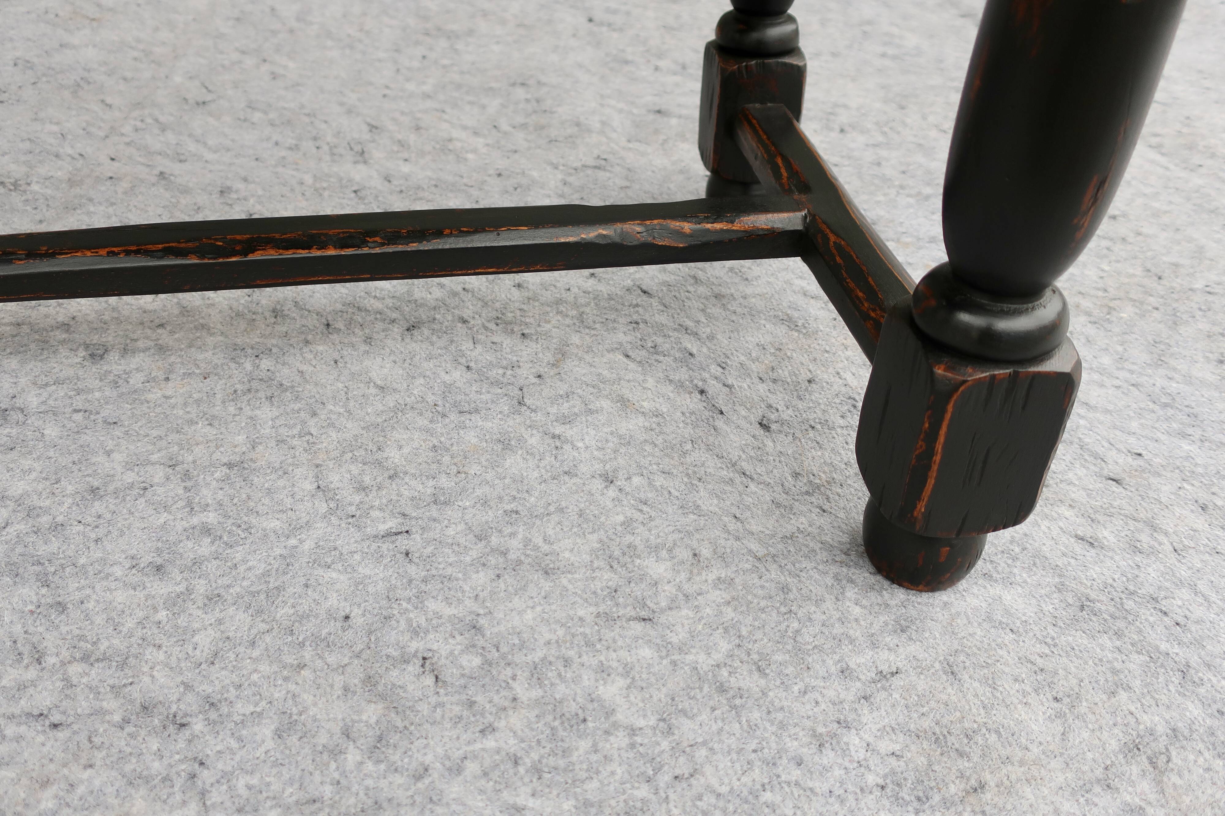 Table bureau vintage patinée