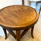 Dark wood stool
