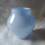 blue opaline vase Villeroy and Bosh