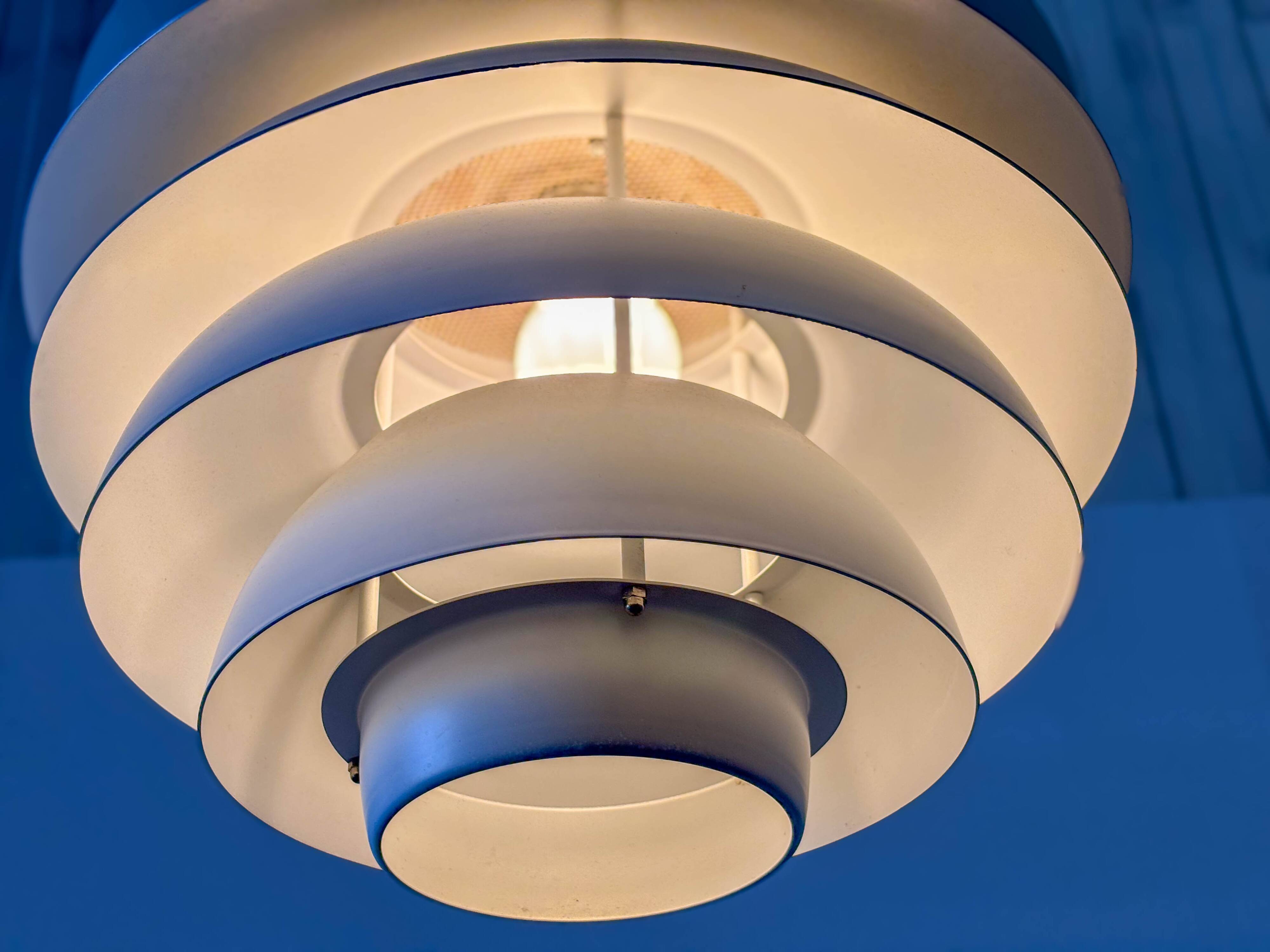 Chandelier de Barcelone 1970 par Bent Karlby pour Lyfa