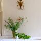 Brass flower applique