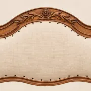 Louis XVI period canapé – Model with eel heads – Carved walnut