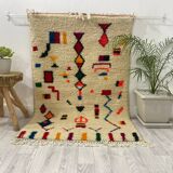 Tapis berbère en laine fait main 200 x 100 cm