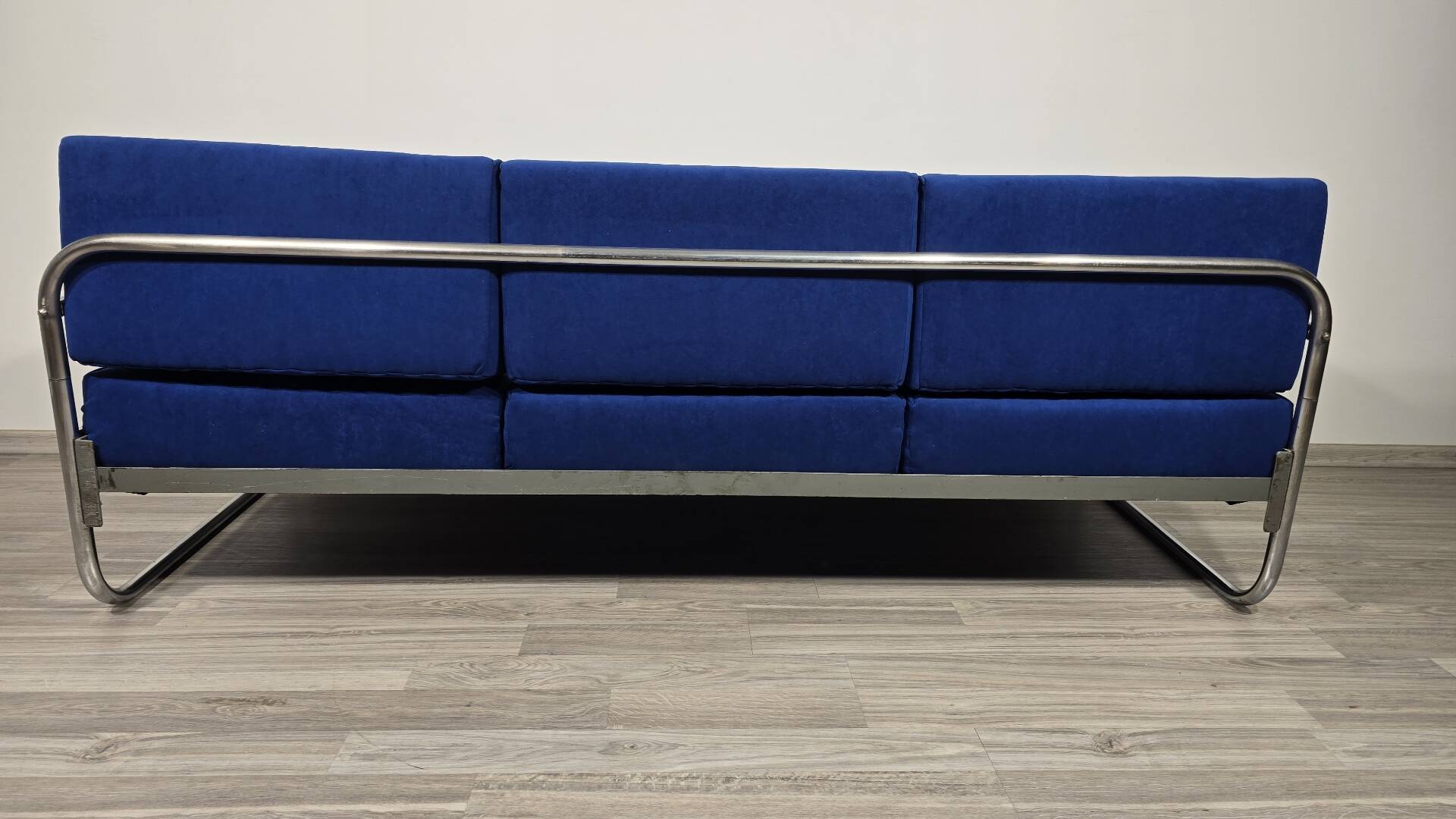 Bauhaus Chrome Sofa by Robert Slezak for Slezak Factories, 1930s