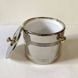 Silver-plated ice bucket