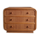 Commode en rotin vintage années 60