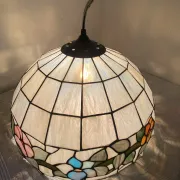 Stained glass pendant