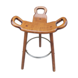 Brutalist tabouret, by Sergio Rodriguez, 70s