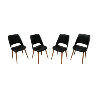 4 chairs design vintage Baumann
