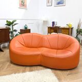 Pumpkin orange canapé