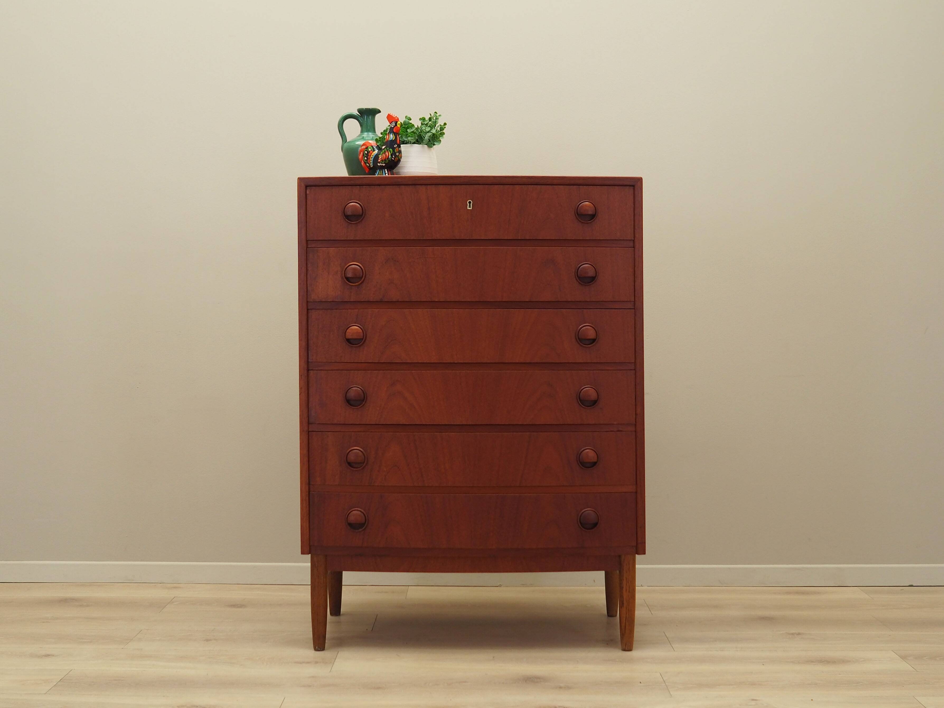 Teak chest of drawers, Danish design, 1960s, designer: Kai Kristiansen