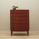 Teak chest of drawers, Danish design, 1960s, designer: Kai Kristiansen