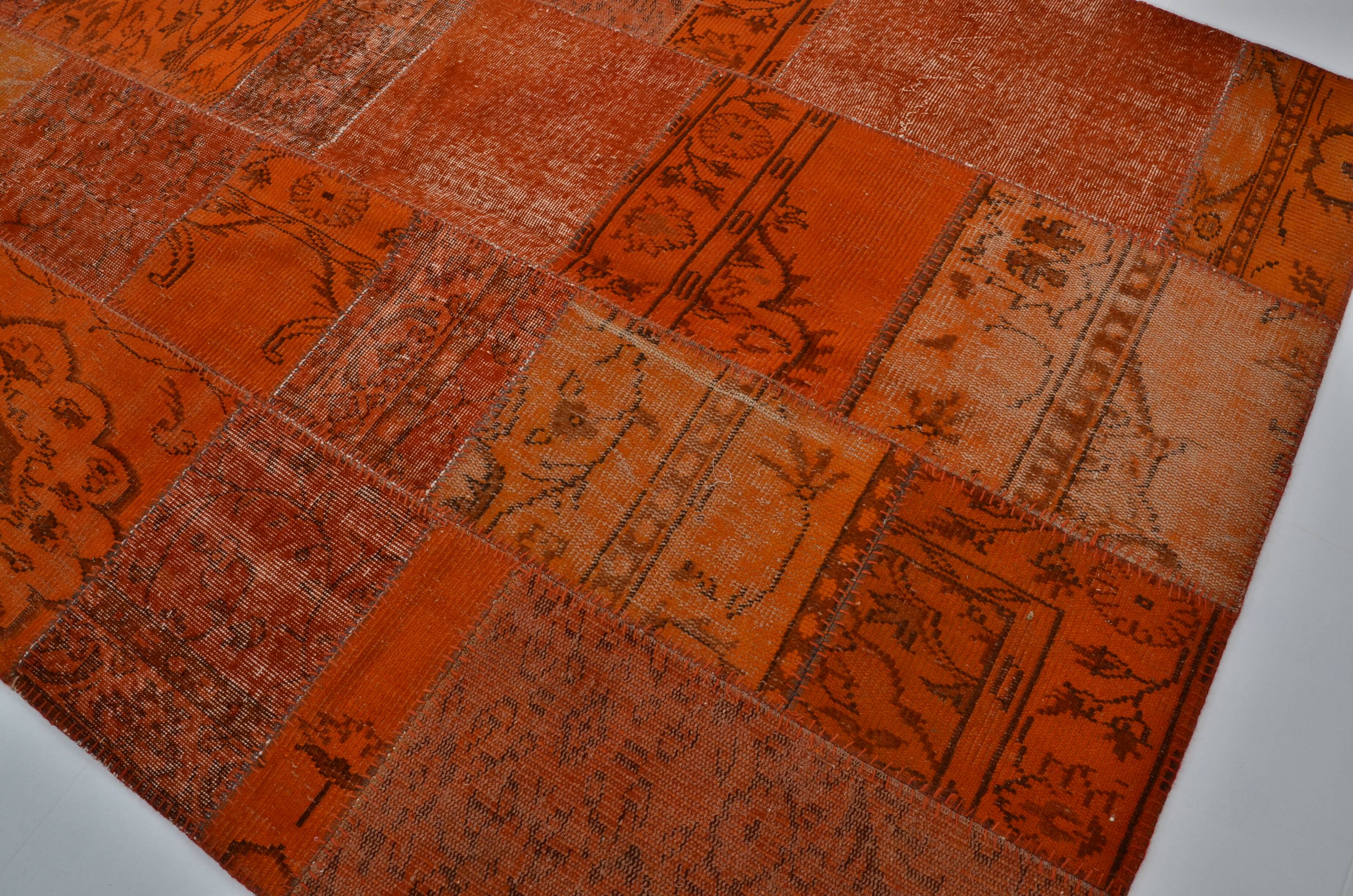 Orange Decorative Vintage Carpet sku 3038