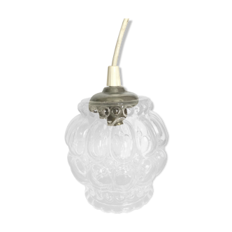 Vintage glass tulip suspension