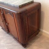 50/60 oak two-door bedside table