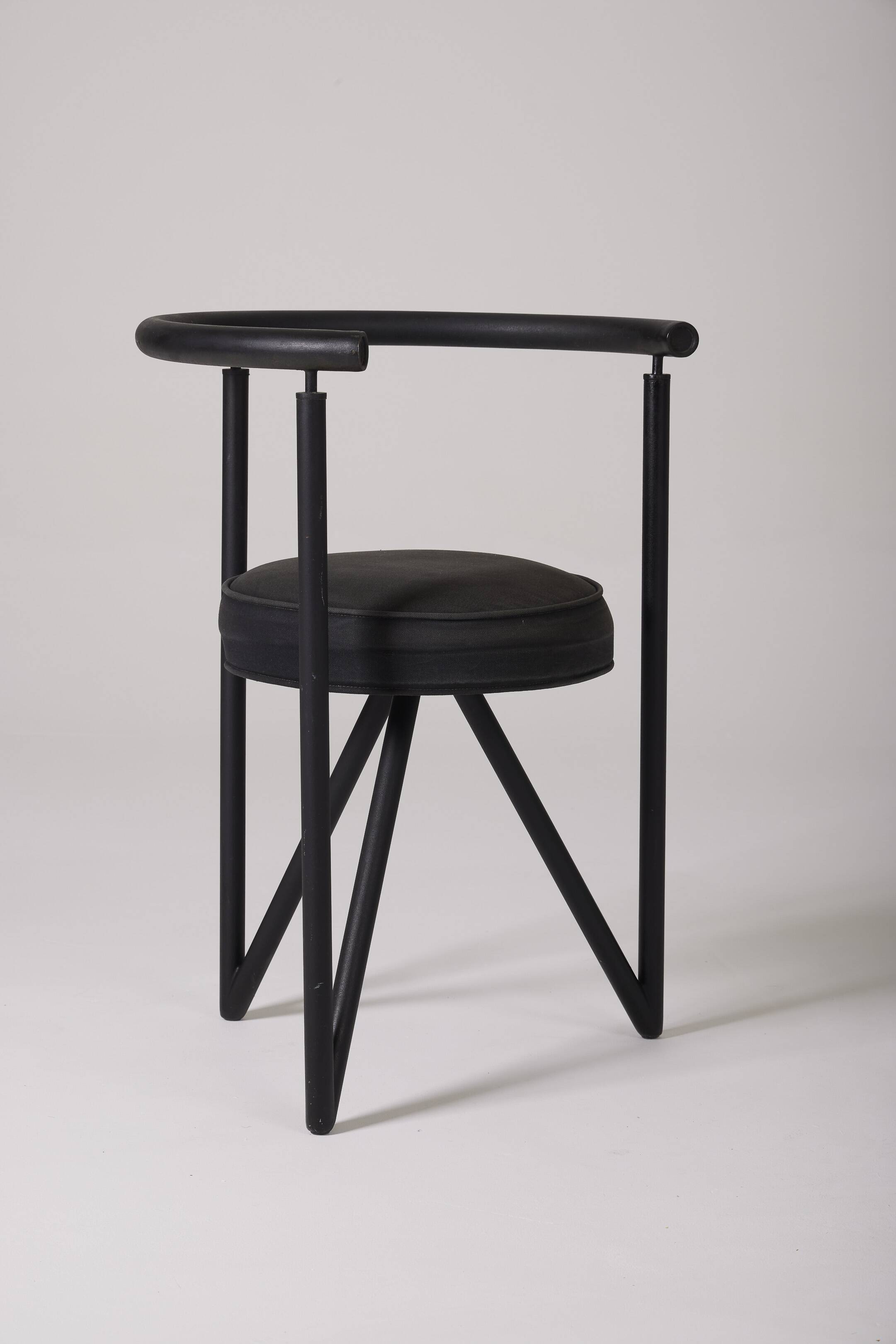 Miss dorn Philippe Starck black chair, 1980s