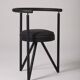 Miss dorn Philippe Starck black chair, 1980s
