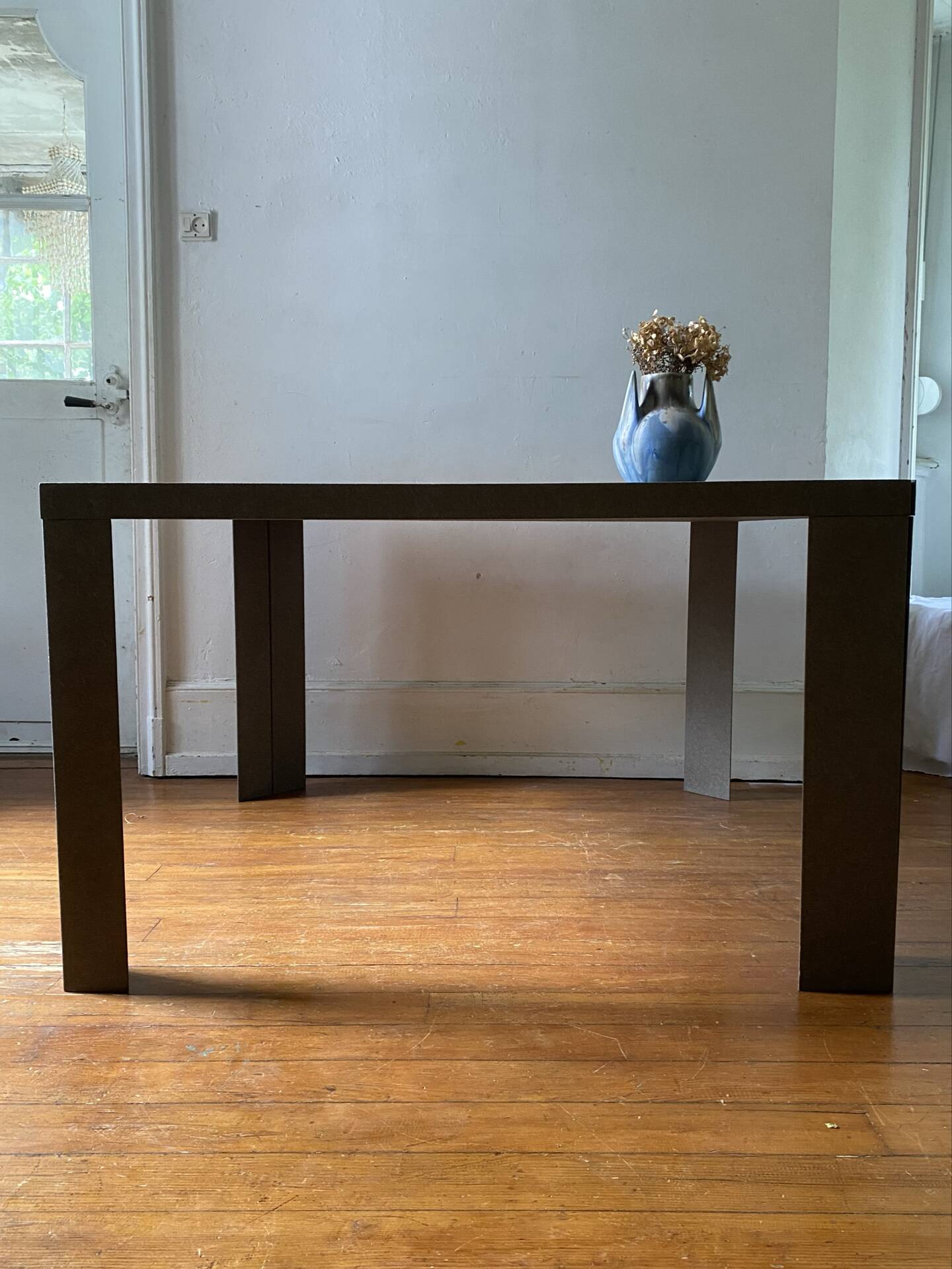 Deux tables Cassina Tangram par Massimo Morozzi vintage design Italie