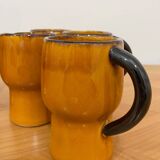 Ceramic orangeade service from Vallauris signed CPL - 1960s/70s