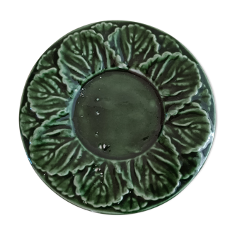 Vintage glazed ceramic saucer