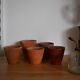 Pots en terre anciens